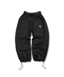 DAMISH（ダミシュ）の「(裏起毛)ウォームコットンバルーンフィットスウェットパンツ_ブラック（スウェットパンツ）」