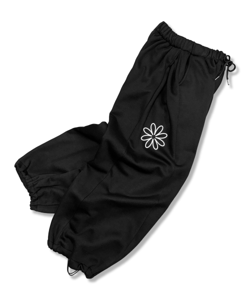 DAMISH(ダミシュ)の「(裏起毛)ウォームコットンバルーンフィットスウェットパンツ_ブラック(スウェットパンツ・レディース・ブラック・FREE)」の2枚目の写真