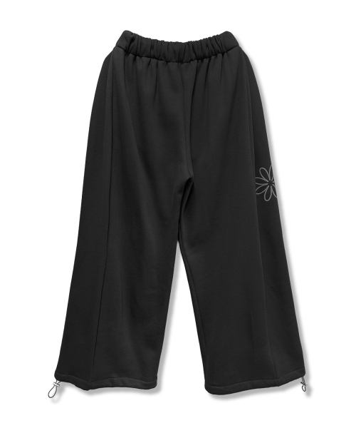 DAMISH(ダミシュ)の「(裏起毛)ウォームコットンバルーンフィットスウェットパンツ_ブラック(スウェットパンツ・レディース・ブラック・FREE)」の4枚目の写真