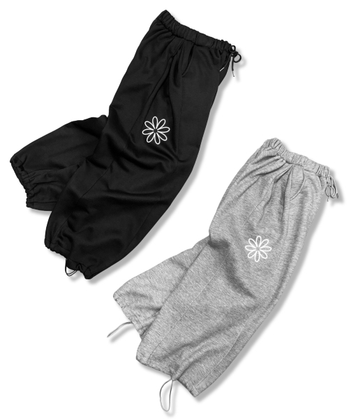 DAMISH(ダミシュ)の「(裏起毛)ウォームコットンバルーンフィットスウェットパンツ_ブラック(スウェットパンツ・レディース・ブラック・FREE)」の6枚目の写真