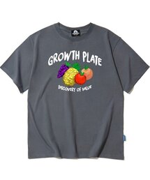 GROWTH PLATE FRUITS GRAPHIC Tシャツ - グレー