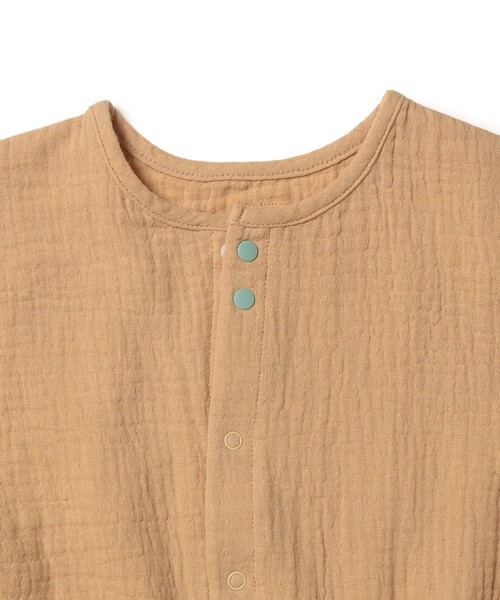 こども ビームス（コドモビームス）の「ベビー モスリン ロンパース 2026SS（70～80cm）（ロンパース・キッズ・ベージュ/ミント・80/70）」の21枚目の写真