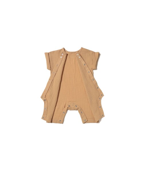 こども ビームス（コドモビームス）の「ベビー モスリン ロンパース 2026SS（70～80cm）（ロンパース・キッズ・ベージュ/ミント・80/70）」の16枚目の写真