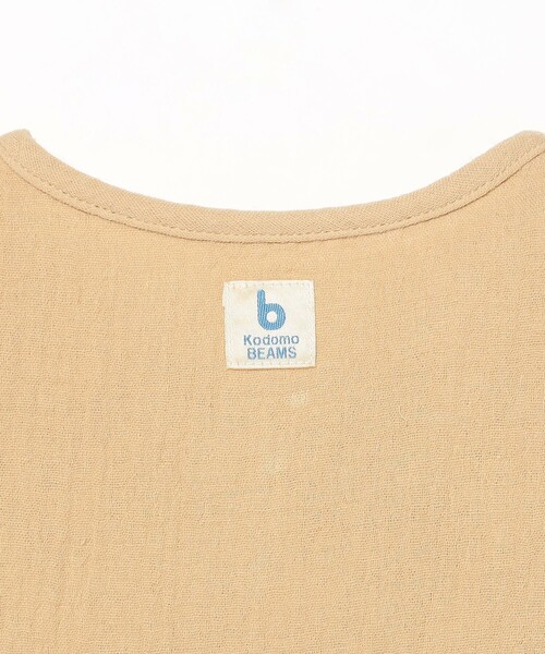 こども ビームス（コドモビームス）の「ベビー モスリン ロンパース 2026SS（70～80cm）（ロンパース・キッズ・ベージュ/ミント・80/70）」の10枚目の写真