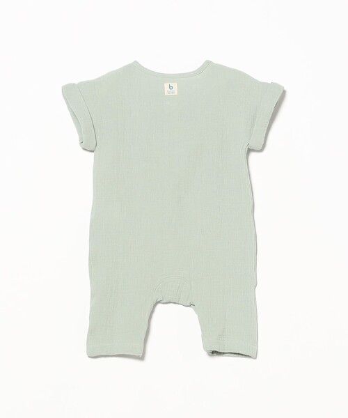 こども ビームス（コドモビームス）の「ベビー モスリン ロンパース 2026SS（70～80cm）（ロンパース・キッズ・ベージュ/ミント・80/70）」の13枚目の写真