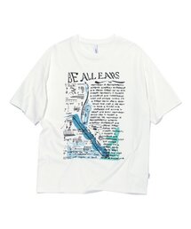 MAGOODGAN（メックウッドガン）の「Swagver 3541 Music Overfit Off-White Short Sleeve Tee（Tシャツ/カットソー）」