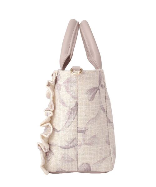 Maison de FLEUR(メゾンドフルール)の「ツイードリボンプリント2WayバッグS(ハンドバッグ・レディース・ブラック/ピンク・FREE)」の18枚目の写真