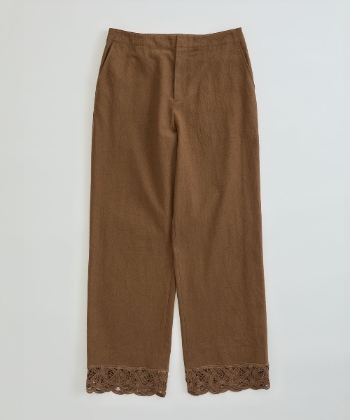 THE SHINZONE(ザ シンゾーン)の「THE SHINZONE/シンゾーン バテンレースパンツ BATTENBERG LACE PANTS 26MMSPA01(その他パンツ・レディース・ブラウン/ブラック・36)」の12枚目の写真