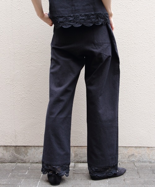 THE SHINZONE(ザ シンゾーン)の「THE SHINZONE/シンゾーン バテンレースパンツ BATTENBERG LACE PANTS 26MMSPA01(その他パンツ・レディース・ブラウン/ブラック・36)」の16枚目の写真