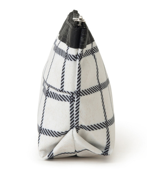 LeSportsac（レスポートサック）の「SMALL SLOAN COSMETIC モノクラスチェック（ポーチ・レディース・ホワイト・FREE）」の3枚目の写真