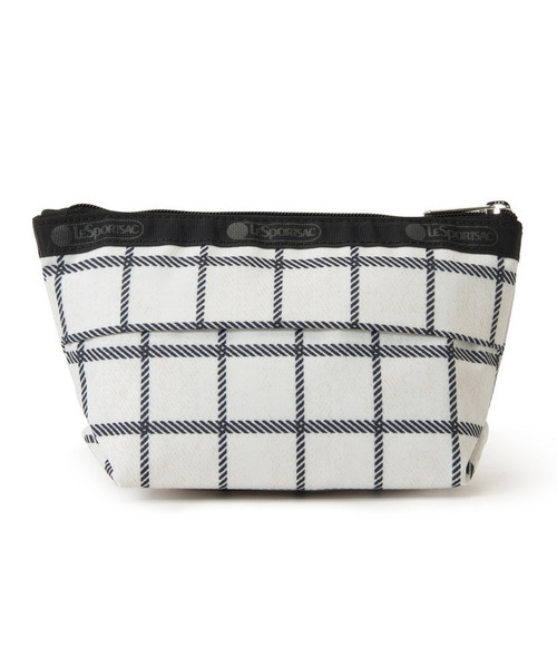 LeSportsac（レスポートサック）の「SMALL SLOAN COSMETIC モノクラスチェック（ポーチ・レディース・ホワイト・FREE）」の4枚目の写真