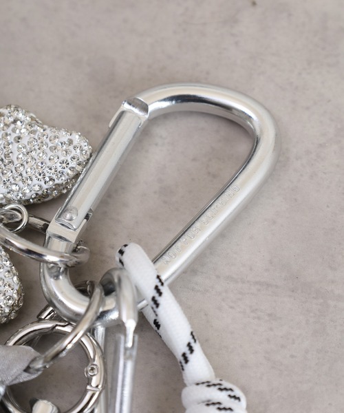 FUNALIVE（ファンアライブ）の「ミラー付フラワー＆パール付リボンバッグチャーム（チャーム・レディース・ホワイト/ピンク/ブラック系/ゴールド/シルバー系/ブラック/シルバー・F/FREE）」の20枚目の写真