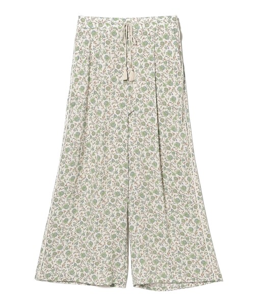 BEAMS HEART(ビームスハート)の「サラサ フラワーパンツ(その他パンツ・レディース・オレンジ/ホワイト系その他5/ブラック・FREE)」の3枚目の写真