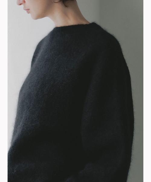 HER.（ハー）の「モヘア混ニットプルオーバー（ニット/セーター・レディース・イエロー/ブラック・フリー）」の3枚目の写真