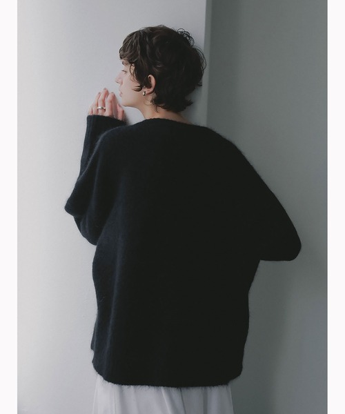 HER.（ハー）の「モヘア混ニットプルオーバー（ニット/セーター・レディース・イエロー/ブラック・フリー）」の4枚目の写真