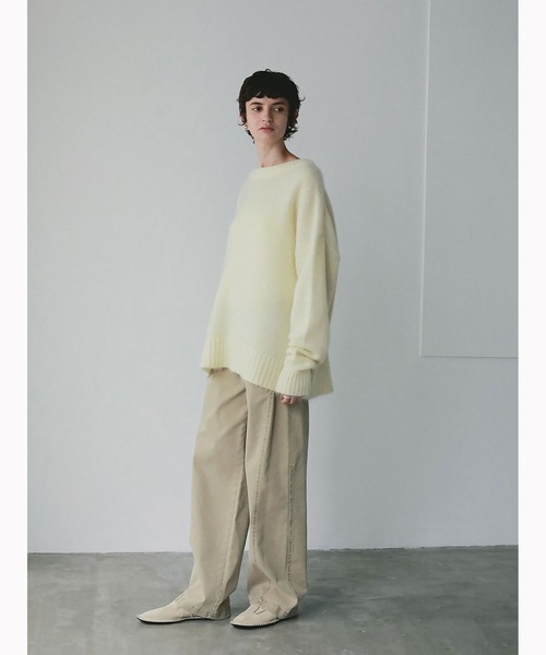HER.（ハー）の「モヘア混ニットプルオーバー（ニット/セーター・レディース・イエロー/ブラック・フリー）」の10枚目の写真