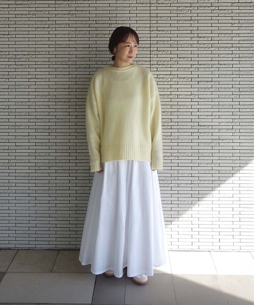 HER.（ハー）の「モヘア混ニットプルオーバー（ニット/セーター・レディース・イエロー/ブラック・フリー）」の19枚目の写真