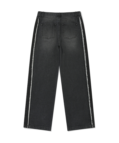 PHOS333（フォースサンサンサン）の「Two tone Panel Jean/Black（デニムパンツ・レディース・その他・MEDIUM/LARGE）」の7枚目の写真