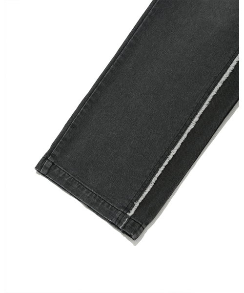 PHOS333（フォースサンサンサン）の「Two tone Panel Jean/Black（デニムパンツ・レディース・その他・MEDIUM/LARGE）」の3枚目の写真