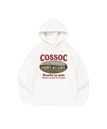 [Cotton Selection] CC Sunday Morning Hooded T-Shirt (White)