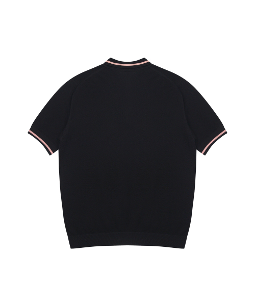 SOLEW(ソル)の「ポロニット_ブラック(ニット/セーター・メンズ・その他・SMALL/MEDIUM/LARGE/X-LARGE)」の2枚目の写真