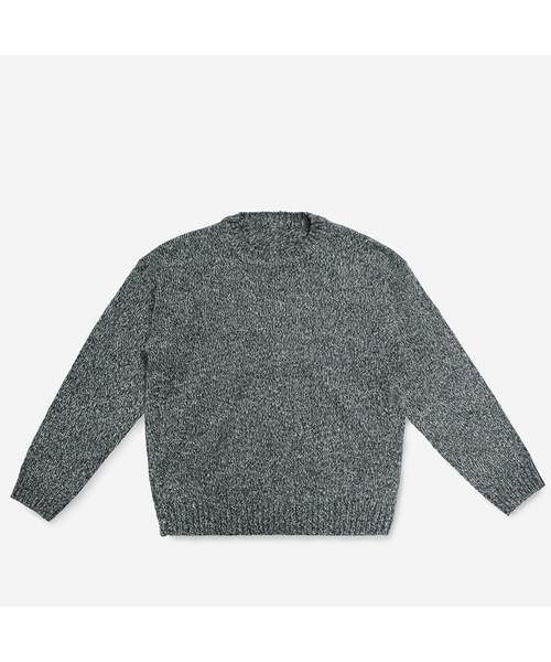 Brison Mild Round Knit Sweater Charcoal