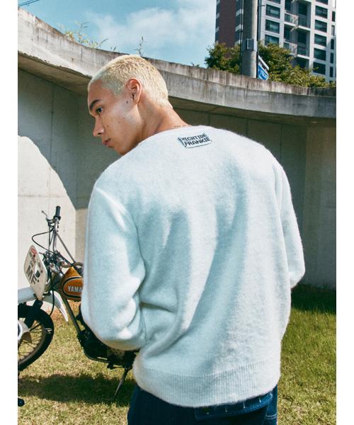 HIGHTIDEFRANKIE(ハイタイドフランキー)の「Frankie 3 Pins Round Knit White(ニット/セーター・メンズ・ホワイト・FREE)」の10枚目の写真