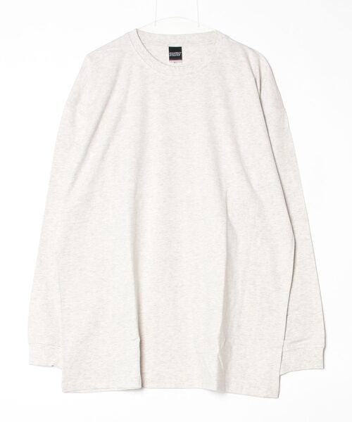 En serio TOKYO（エンソリオトーキョー）の「【SIDEWAYSTANCE】無地長袖Tシャツ（Tシャツ/カットソー・メンズ・ホワイト/カーキ/パープル/ブラック/ブルー/イエロー/オートミール/ダークブルー・SMALL/MEDIUM/LARGE/X-LARGE/FREE）」の3枚目の写真