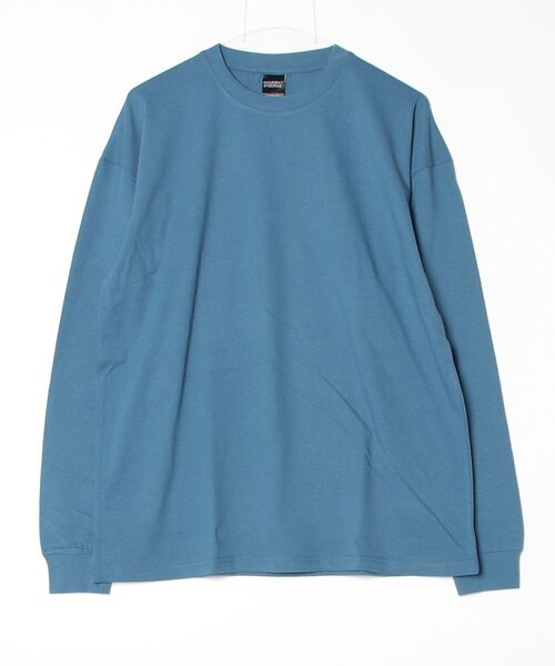 En serio TOKYO（エンソリオトーキョー）の「【SIDEWAYSTANCE】無地長袖Tシャツ（Tシャツ/カットソー・メンズ・ホワイト/カーキ/パープル/ブラック/ブルー/イエロー/オートミール/ダークブルー・SMALL/MEDIUM/LARGE/X-LARGE/FREE）」の6枚目の写真