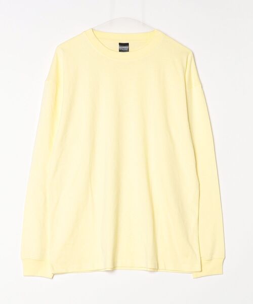 En serio TOKYO（エンソリオトーキョー）の「【SIDEWAYSTANCE】無地長袖Tシャツ（Tシャツ/カットソー・メンズ・ホワイト/カーキ/パープル/ブラック/ブルー/イエロー/オートミール/ダークブルー・SMALL/MEDIUM/LARGE/X-LARGE/FREE）」の8枚目の写真