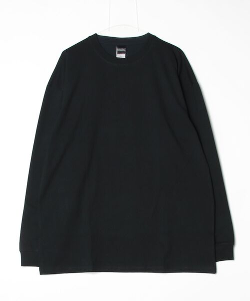 En serio TOKYO（エンソリオトーキョー）の「【SIDEWAYSTANCE】無地長袖Tシャツ（Tシャツ/カットソー・メンズ・ホワイト/カーキ/パープル/ブラック/ブルー/イエロー/オートミール/ダークブルー・SMALL/MEDIUM/LARGE/X-LARGE/FREE）」の2枚目の写真