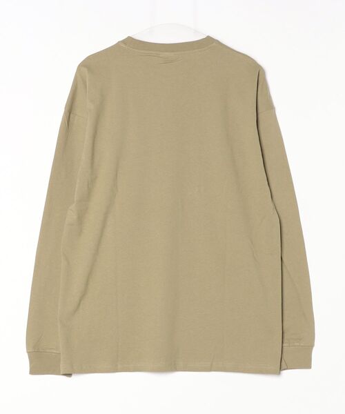 En serio TOKYO（エンソリオトーキョー）の「【SIDEWAYSTANCE】無地長袖Tシャツ（Tシャツ/カットソー・メンズ・ホワイト/カーキ/パープル/ブラック/ブルー/イエロー/オートミール/ダークブルー・SMALL/MEDIUM/LARGE/X-LARGE/FREE）」の9枚目の写真