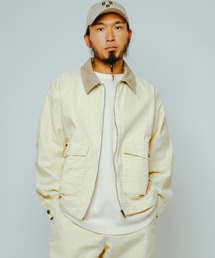 ability（アビリティ）の「BIG MIKE ビックマイク / 26春夏新作 セットアップ対応 ダック トラッカージャケット 襟コーデュロイ //// 102616201（ブルゾン）」