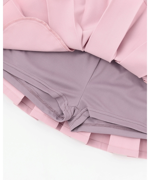 Lycee mine（リセマイン）の「【Lycee mine バレエシリーズ】ボックスプリーツスカート(インパン付き)（スカート・キッズ・アイボリー/ピンク/ラベンダー/チャコール/ベージュ・100cm/120cm/130cm/110cm/140cm/150cm）」の16枚目の写真