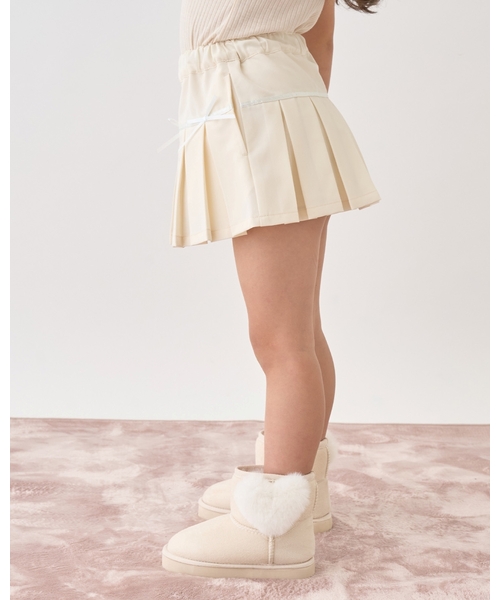 Lycee mine（リセマイン）の「【Lycee mine バレエシリーズ】ボックスプリーツスカート(インパン付き)（スカート・キッズ・アイボリー/ピンク/ラベンダー/チャコール/ベージュ・100cm/120cm/130cm/110cm/140cm/150cm）」の20枚目の写真