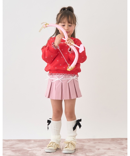 Lycee mine（リセマイン）の「【Lycee mine バレエシリーズ】ボックスプリーツスカート(インパン付き)（スカート・キッズ・アイボリー/ピンク/ラベンダー/チャコール/ベージュ・100cm/120cm/130cm/110cm/140cm/150cm）」の22枚目の写真