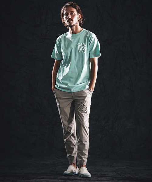 wjk reluxe（ダブルジェーケーリラックス）の「mt10167-initial print SS tee Tシャツ(WR26S-31)（Tシャツ/カットソー・メンズ・ブラック/グリーン系その他/ホワイト・XL/L/M/S）」の8枚目の写真