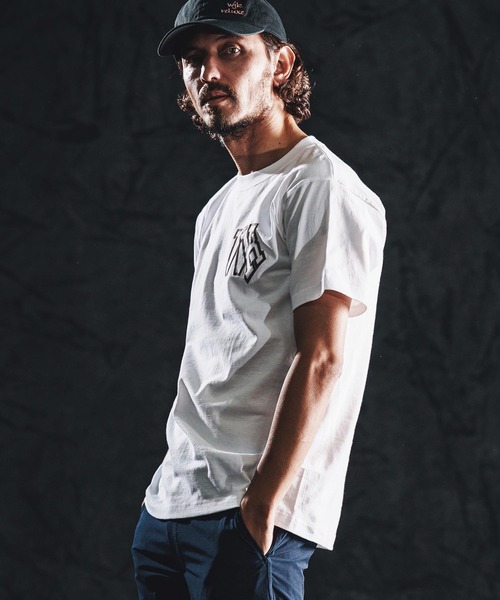 wjk reluxe（ダブルジェーケーリラックス）の「mt10167-initial print SS tee Tシャツ(WR26S-31)（Tシャツ/カットソー・メンズ・ブラック/グリーン系その他/ホワイト・XL/L/M/S）」の10枚目の写真