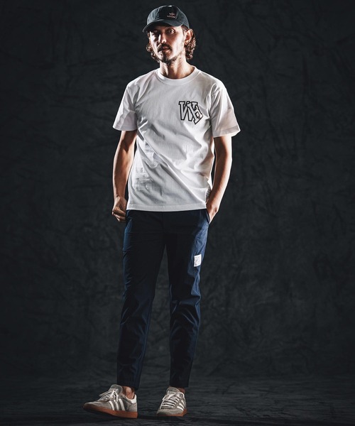 wjk reluxe（ダブルジェーケーリラックス）の「mt10167-initial print SS tee Tシャツ(WR26S-31)（Tシャツ/カットソー・メンズ・ブラック/グリーン系その他/ホワイト・XL/L/M/S）」の12枚目の写真