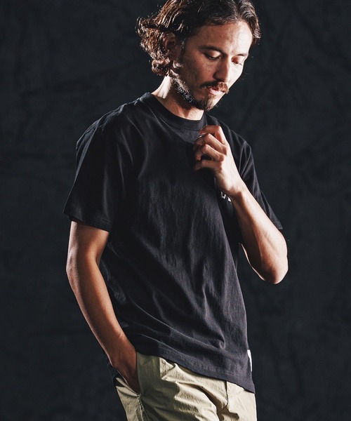 wjk reluxe（ダブルジェーケーリラックス）の「mt10167-initial print SS tee Tシャツ(WR26S-31)（Tシャツ/カットソー・メンズ・ブラック/グリーン系その他/ホワイト・XL/L/M/S）」の15枚目の写真