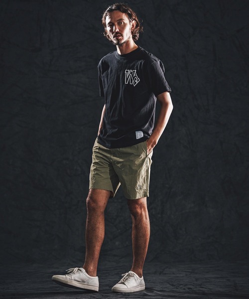 wjk reluxe（ダブルジェーケーリラックス）の「mt10167-initial print SS tee Tシャツ(WR26S-31)（Tシャツ/カットソー・メンズ・ブラック/グリーン系その他/ホワイト・XL/L/M/S）」の16枚目の写真