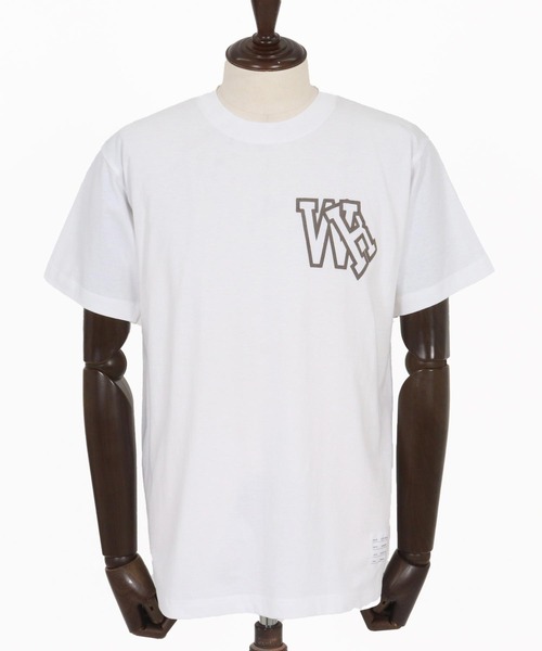 wjk reluxe（ダブルジェーケーリラックス）の「mt10167-initial print SS tee Tシャツ(WR26S-31)（Tシャツ/カットソー・メンズ・ブラック/グリーン系その他/ホワイト・XL/L/M/S）」の19枚目の写真