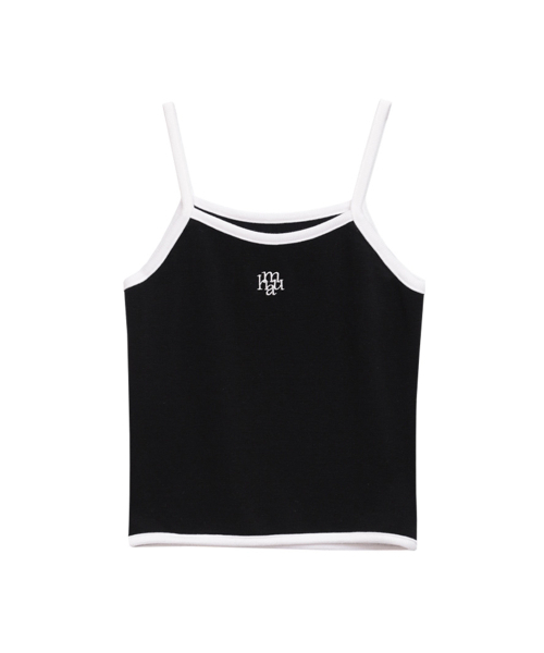 muahmuah（ムーアムーア）の「ソリッド配色スリーブレス [6色]（Tシャツ/カットソー・レディース・ミント/ホワイト/ブラック/ネイビー/ピンク/チャコール・FREE）」の11枚目の写真