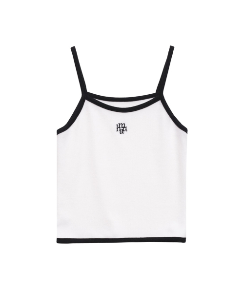 muahmuah（ムーアムーア）の「ソリッド配色スリーブレス [6色]（Tシャツ/カットソー・レディース・ミント/ホワイト/ブラック/ネイビー/ピンク/チャコール・FREE）」の18枚目の写真