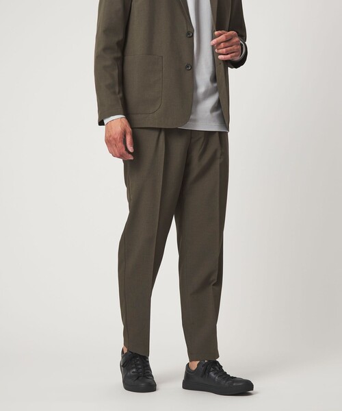 green label relaxing（グリーンレーベルリラクシング）の「【WEB限定】JUST fit ドライポリエステル リラックス セットアップ -吸水速乾-（セットアップ・メンズ・グレー系/オリーブ/ネイビー/ダークグレー・S/M/XL/L）」の6枚目の写真