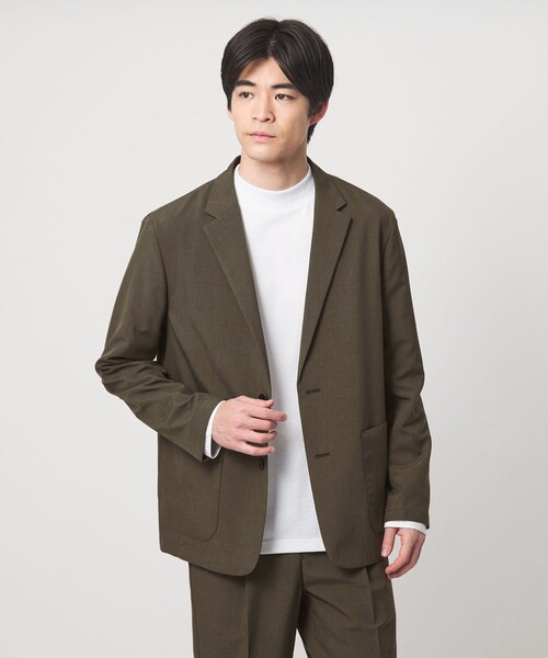 green label relaxing（グリーンレーベルリラクシング）の「【WEB限定】JUST fit ドライポリエステル リラックス セットアップ -吸水速乾-（セットアップ・メンズ・グレー系/オリーブ/ネイビー/ダークグレー・S/M/XL/L）」の8枚目の写真