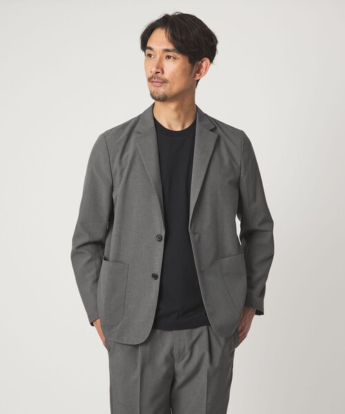 green label relaxing（グリーンレーベルリラクシング）の「【WEB限定】JUST fit ドライポリエステル リラックス セットアップ -吸水速乾-（セットアップ・メンズ・グレー系/オリーブ/ネイビー/ダークグレー・S/M/XL/L）」の10枚目の写真