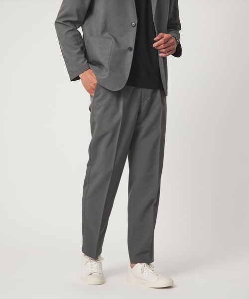 green label relaxing（グリーンレーベルリラクシング）の「【WEB限定】JUST fit ドライポリエステル リラックス セットアップ -吸水速乾-（セットアップ・メンズ・グレー系/オリーブ/ネイビー/ダークグレー・S/M/XL/L）」の11枚目の写真