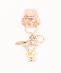 Kahiko（カヒコ）の「【Kahiko】プルメリアイニシャルキーホルダー（キーホルダー）」