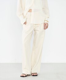 Rie Miller | 【RM denim】リネン混ひも付きリラックスパンツ(その他パンツ)